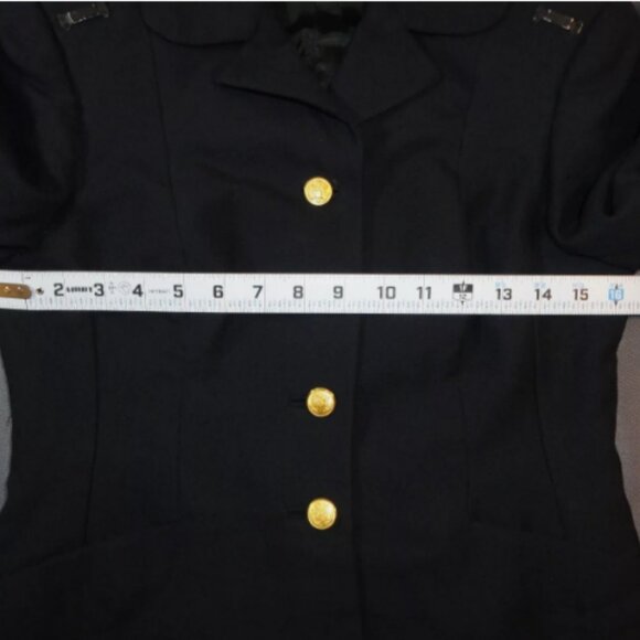 CHEST 33 COLLECTIBLE DATED 1962 OFFICER ASU ARMY SERVICE UNIFORM JACKET LD 4568 - Picture 7 of 16
